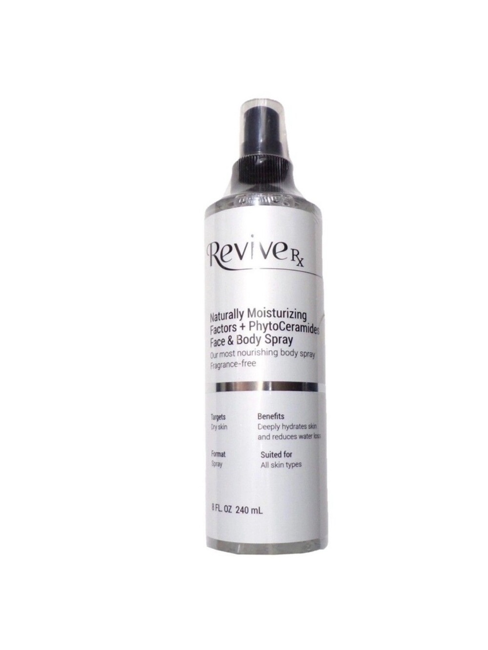 ReviveRX Naturally Moisturizing Factors & Phytoceramides Face & Body Spray NEW